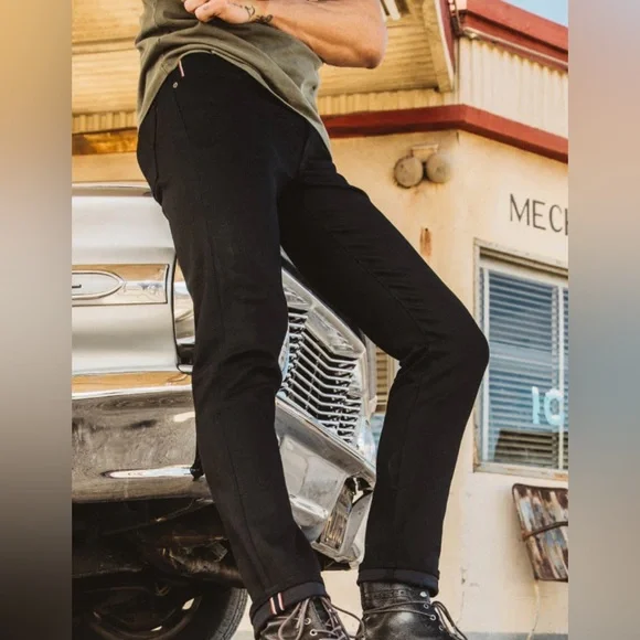 Hiroshi Kato Jeans “The Pen Slim” 14oz Size 31 in Raw Black - Picture 1 of 7